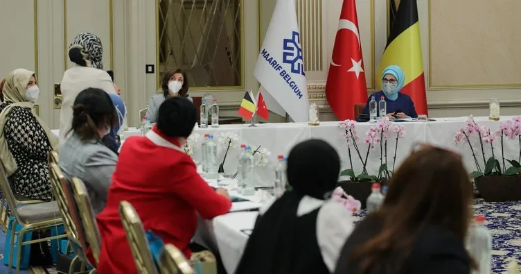 Emine Erdoğan Brüksel’de Maarif Vakfının istişare toplantısına katıldı