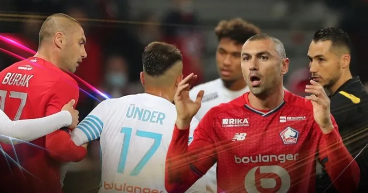 Son dakika haberi: Burak Yılmaz ve Cengiz Ünder Lille - Marsilya maçına damga vurdu! Kariyerinde bir ilki yaşadı...