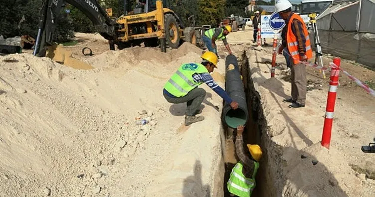 MESKİ, Erdemli’de kanalizasyon çalışmalarına devam ediyor