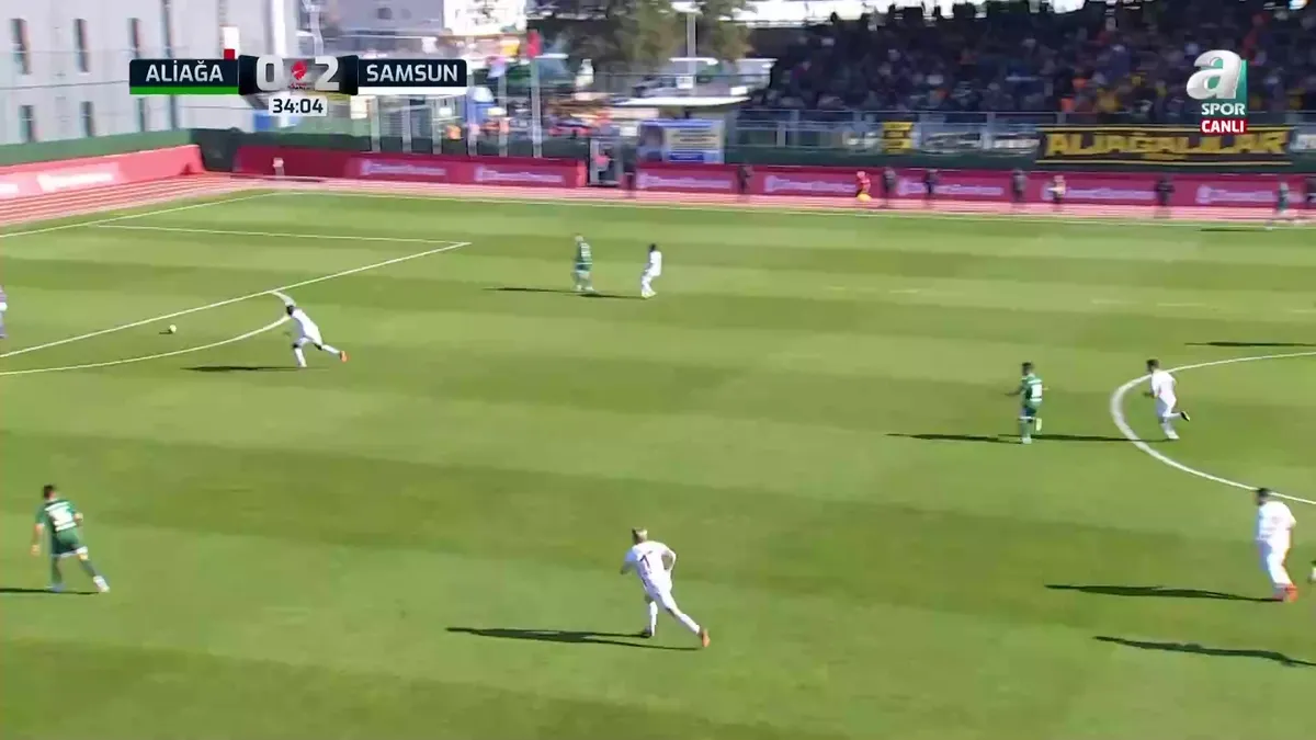 GOL | Aliağa FK 1-2 Samsunspor videosunu izle | Son Dakika Haberleri