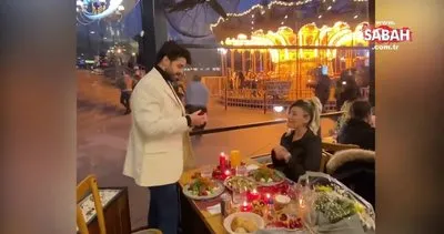 Şarkıcı Emrah’ın oğlu Tayfun Erdoğan sevgilisine evlenme teklif etti | Video