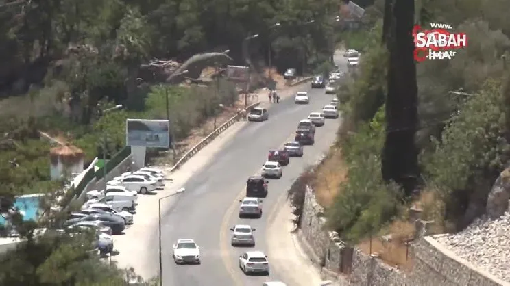 Ölüdeniz'e ulaşmak için kilometrelerce yürüdüler | Video