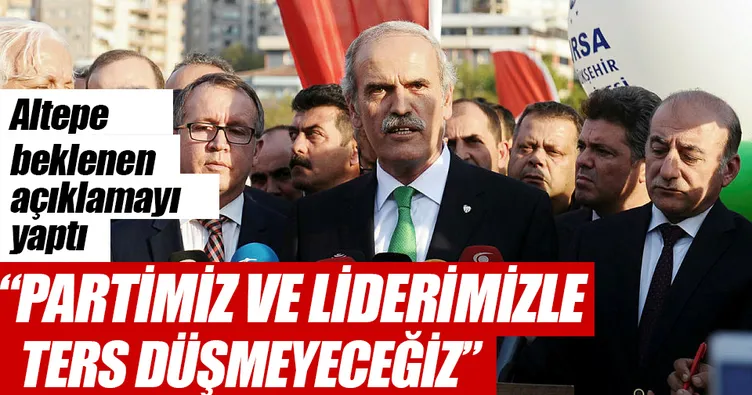 Bursa Büyükşehir Belediye Başkanı Altepe istifa etti