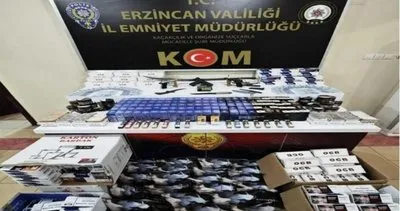 Erzincan’da sahte para ve silah kaçakçılığı operasyonu; 2 şüpheli yakalandı