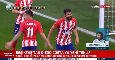 Son dakika transfer haberleri: Beşiktaş’tan Diego Costa’ya yeni teklif!