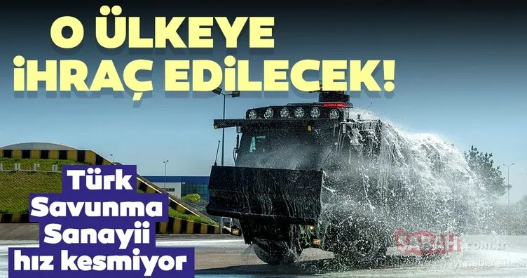 Türk Savunma Sanayii hız kesmiyor! Ejder TOMA o ülkeye ihraç edilecek