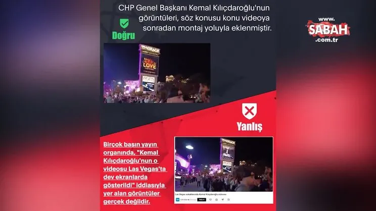CHP fondaşı medya faka bastı! Kılıçdaroğlu'nun 'Las Vegas görüntüleri' sahte çıktı | Video