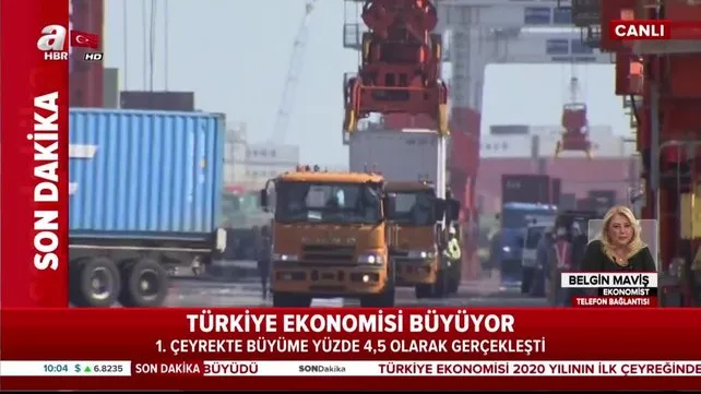 Türkiye ekonomisi büyüyor! TÜİK, büyüme rakamlarını açıkladı  | Video