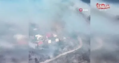 İzmir’in iki ilçesinde aynı anda orman yangını | Video