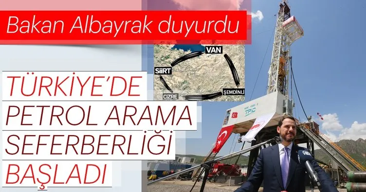 Türkiye’de petrol arama seferberliği başladı