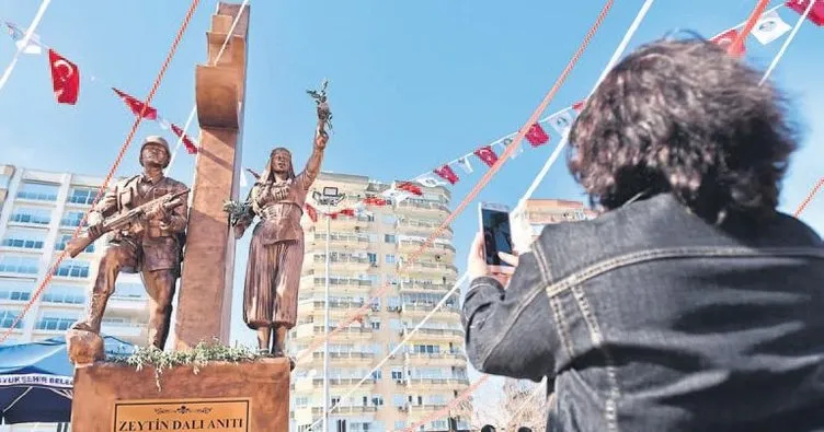 Mersin’de Zeytin Dalı Anıtı açıldı