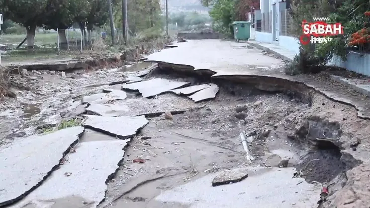 Eğriboz’u sel vurdu | Video