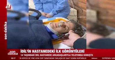 Son dakika! İzmir’de enkazdan kurtarılan 14 yaşındaki İdil Şirin’in hastaneden ilk görüntüleri | Video
