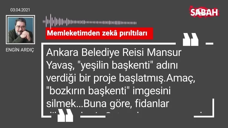 Engin Ardıç | Memleketimden zekâ pırıltıları