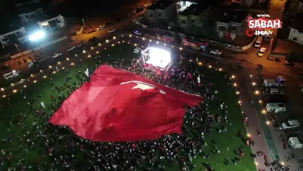 Talas 100. yılı dünyanın en büyük Türk bayrağı ile karşıladı
