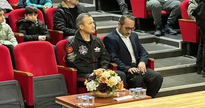 Türkiye'nin ilk astronotu Alper Gezeravcı, Düzce'de öğrencilerle buluştu #duzce