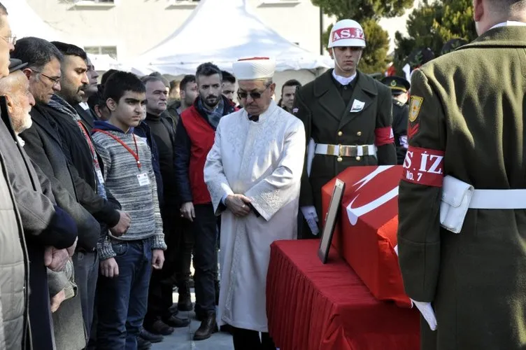 Tel Abyad şehidi teğmen Sinan Bilir, Tokat'ta son yolculuğa uğurlandı