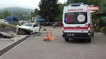 Yalova’da trafik kazası: Cip peş peşe 2 otomobile çarptı, 1 ölü, 7 yaralı