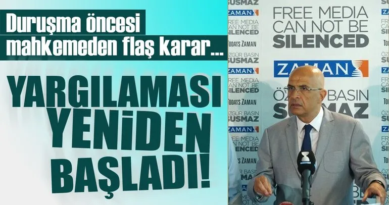 Enis Berberoğlu davasında flaş gelişme