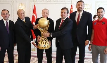 Başkan Erdoğan Anadolu Efes’i kabul etti