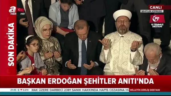 Başkan Erdoğan dua etti
