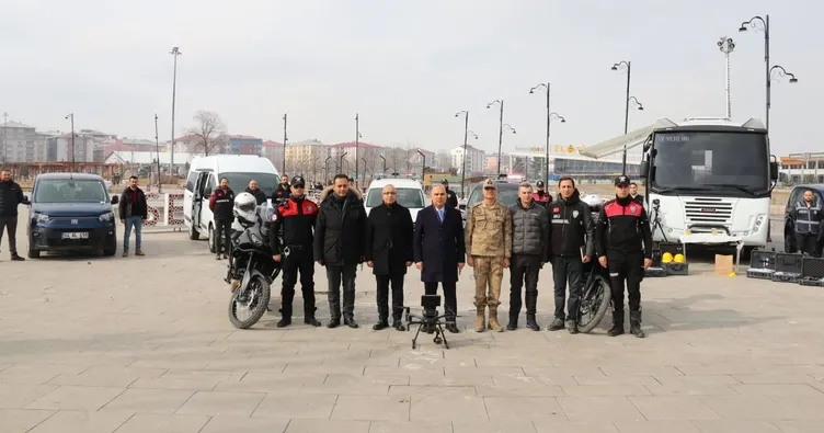 Ağrı’da yeni emniyet araçları tanıtıldı