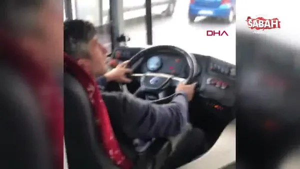 İETT şoförü tartıştığı yolcuya yumruklar savurdu | Video