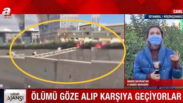 Son dakika! İstanbul'da şoke eden akılalmaz görüntüler! Ölüm tehlikesine aldırmadan 'Survivor' kamerada | Video