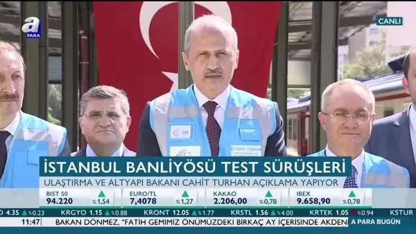 Bakan Turhan’dan İstanbullulara müjdeli haber!