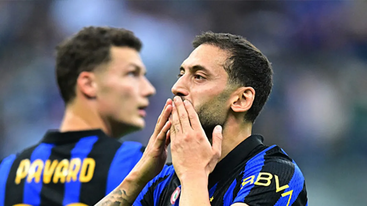 Hakan Çalhanoğlu'ndan gol, Inter'den farklı galibiyet