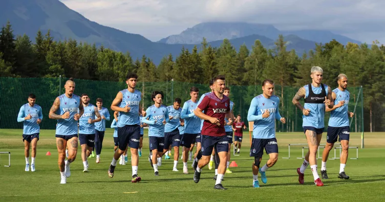 Trabzonspor’da tempolu ve sert antrenman