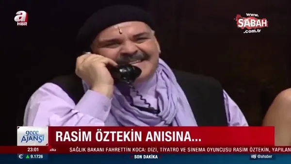 Son Dakika Haberi: Rasim Öztekin hayatını kaybetti! Ünlü sanatçı Öztekin'in vefat haberini Bakan Koca duyurdu | Video
