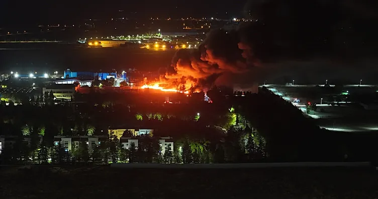 Eskişehir’de TUSAŞ tesisinde yangın!