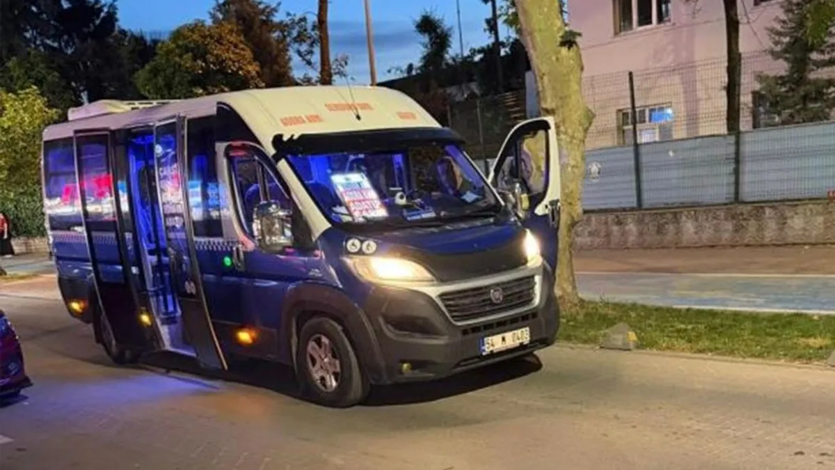 Sakarya'da trafik kazasının meydana geldiği olay yeri incelemesi