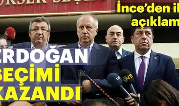 Muharrem İnce’den son dakika 24 Haziran 2018 seçim açıklaması: ’Erdoğan kazandı’