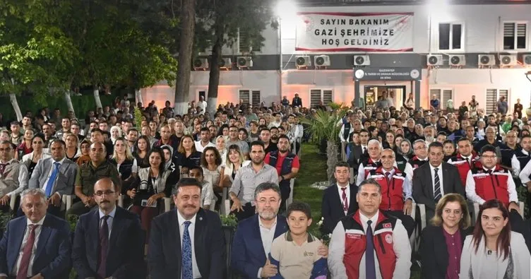 Bakandan Gaziantep’e özel teşekkür