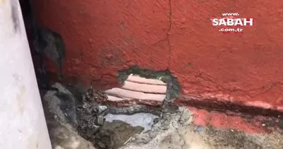 Siirt’te binaya yıldırım düştü | Video