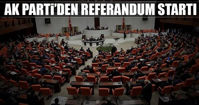 AK Parti’den referandum startı