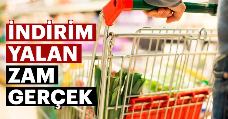 İndirim yalan zam gerçek