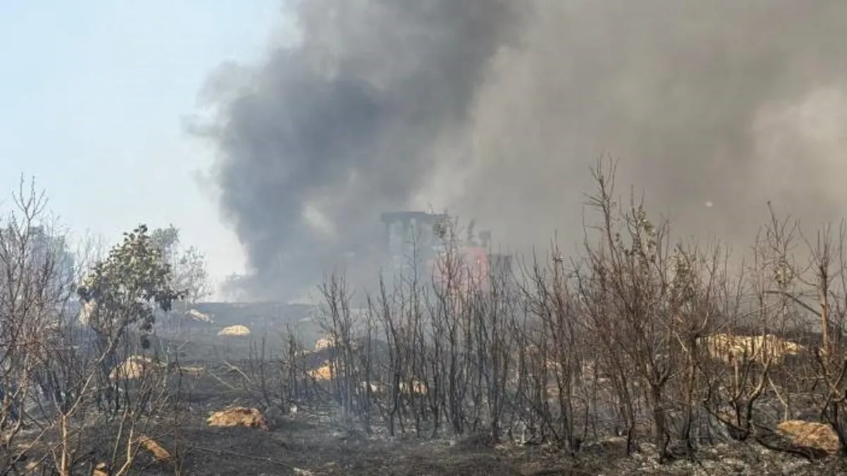 Şırnak'ta Çıkan Örtü Yangını 7 Saatin Sonunda Kontrol Altına Alındı!