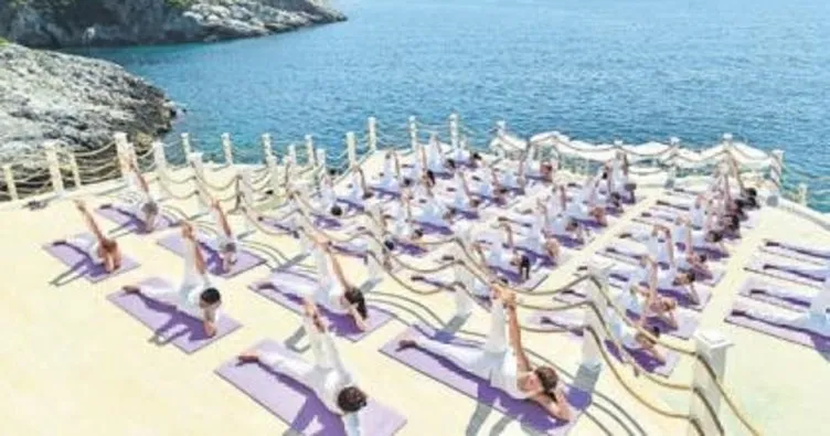 Antalyalılar Yoga Festivali’ne hazır