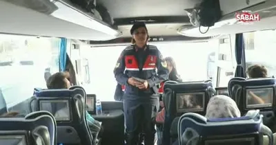 Durdurulan otobüslerde KADES uygulaması | Video