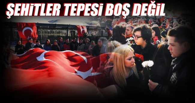 Şehitler Tepesi’ne ziyaretçi akını