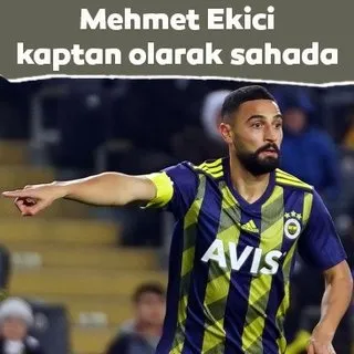 Mehmet Ekici kaptan olarak sahada