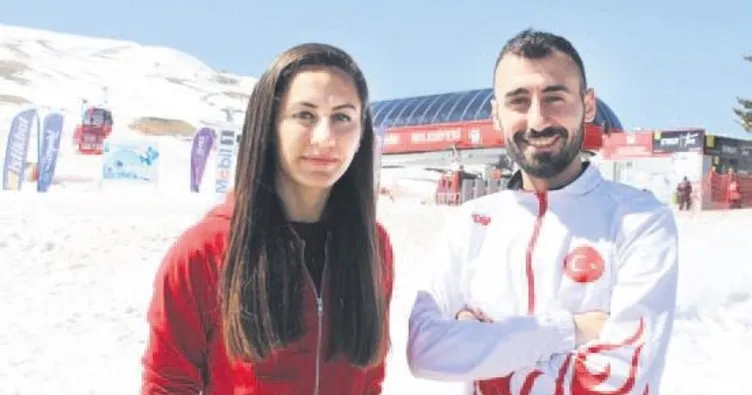 Milli atlet Aslı Çakır Erciyes’te form tutuyor