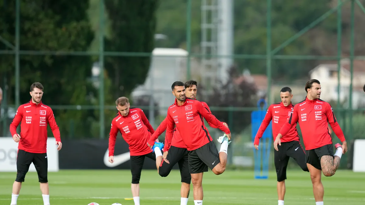 A Milli Futbol Takımı, Fransa maçının hazırlıklarını sürdürdü!
