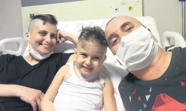 Babasının iliği yüzde 98.5 tuttu