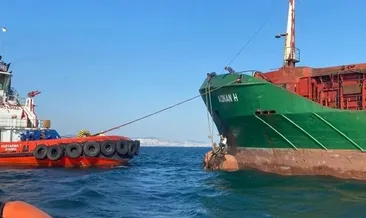 İstanbul Boğazı’nda gemi arıza yaptı