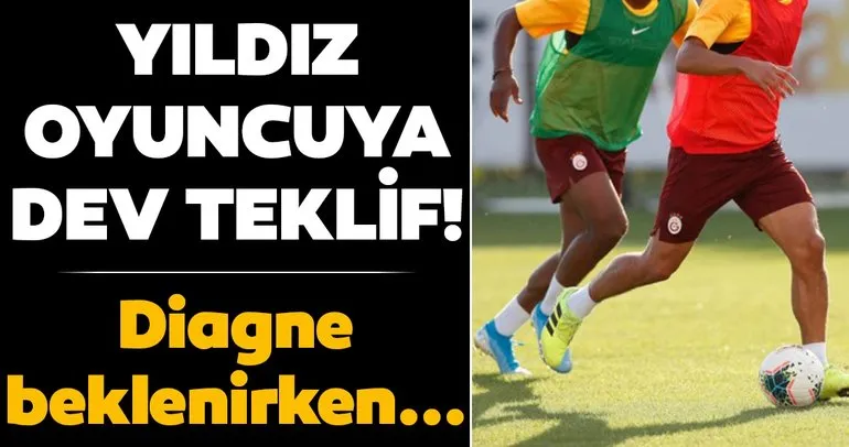 Son dakika haber: Galatasaray’a yıldız oyuncu için dev transfer teklifi! Mbaye Diagne beklenirken...