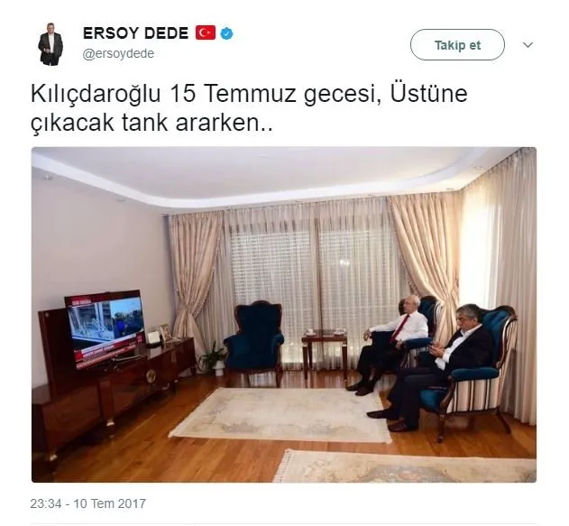 Kılıçdaroğlu’nun 15 Temmuz fotoğrafı sosyal medyayı salladı